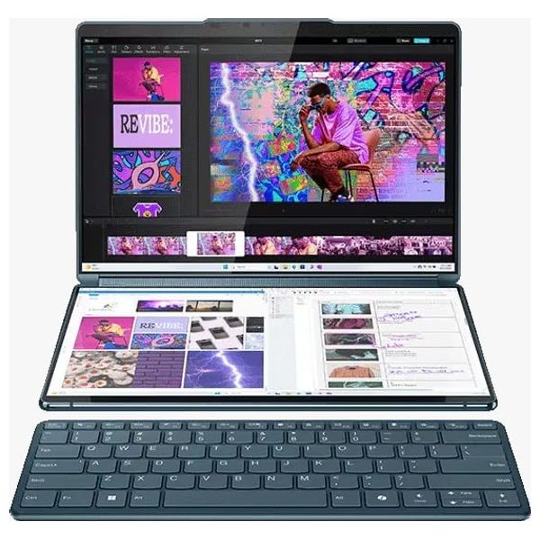  لابتوب لينوفو 13.3-انج - Yoga Book 9 - Core U7-155U - SHAIR - دوز - 16 كيكابايت/1 تيرابايت SSD 
