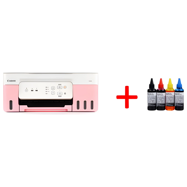  Canon G3430 - Color Printer - WiFi - Pink + Free Ink 