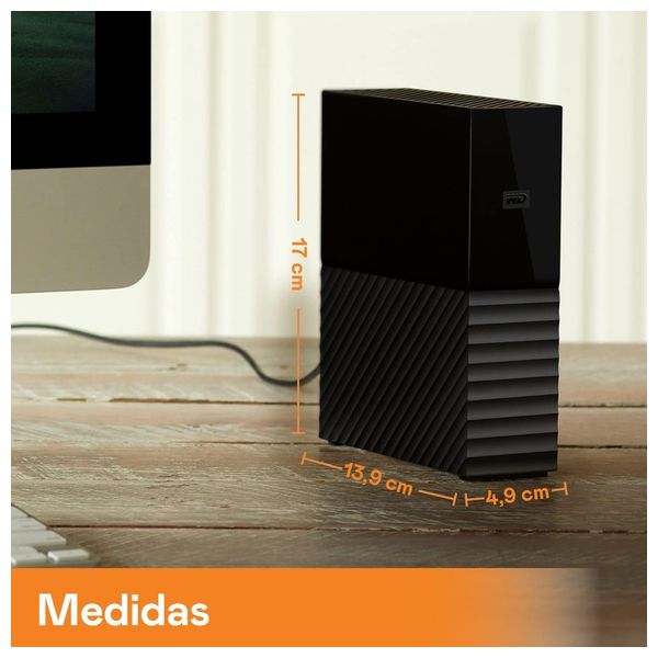 هارد خارجي اتش اتش دي دبليو دي - اسود - 6 تيرابايت