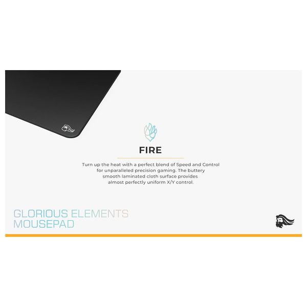  Glorious GLO-MP-ELEM - Mouse Pad - Black 