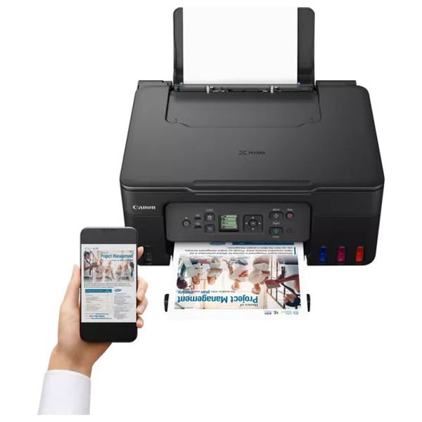 طابعة كانون نافثة للحبر الكل في واحد ملونة - PIXMA G3470 - واي فاي - اسود