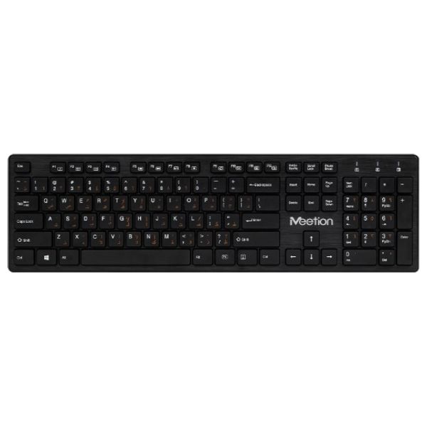  Meetion MT-WK841- Wireless Keyboard - Black 