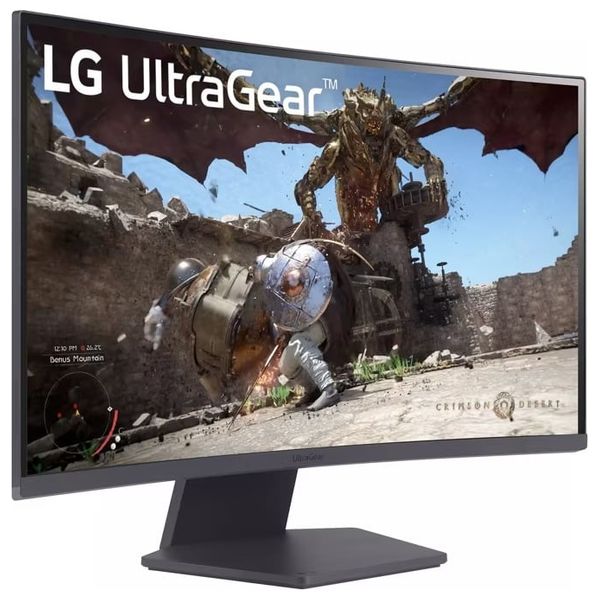  شاشة إل جي أولتراجير 27GS60QC-B - 27 انج - 180 هيرتز - زمن الاستجابة 1 مللي ثانية - QHD - أسود 