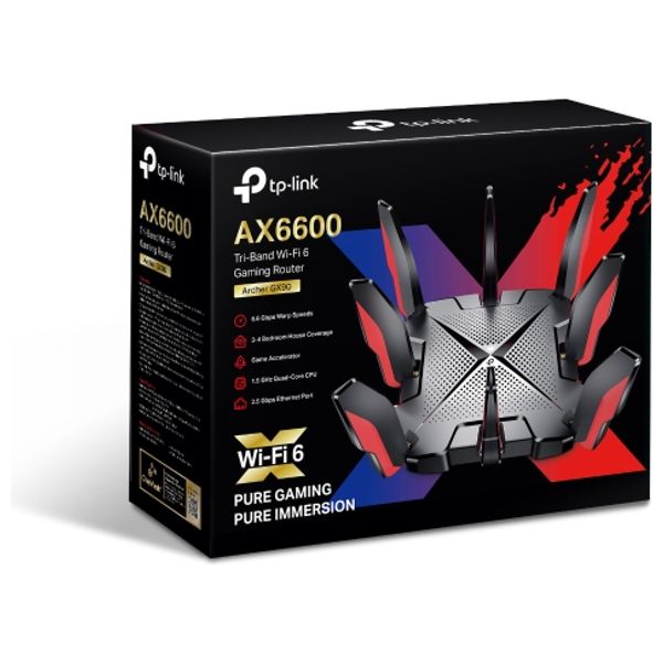  TP-LINK ARCHER GX90 - Router - Black 