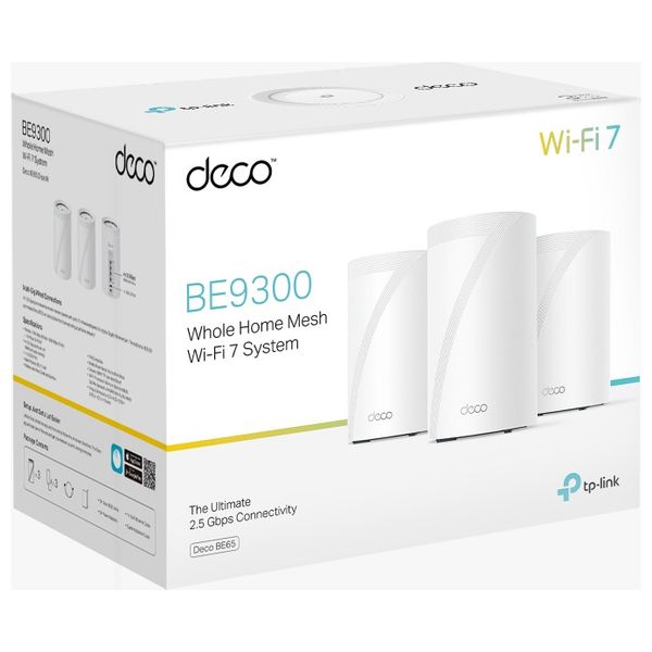  TP-Link Deco BE65 BE9300 - WiFi Range Extender - 3 Pack 