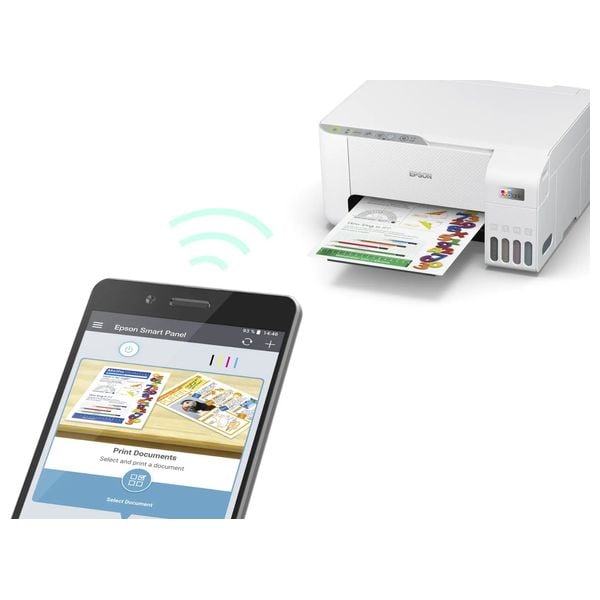  Epson L3256 - Color Inkjet All-in-One Printer - Wifi - White 