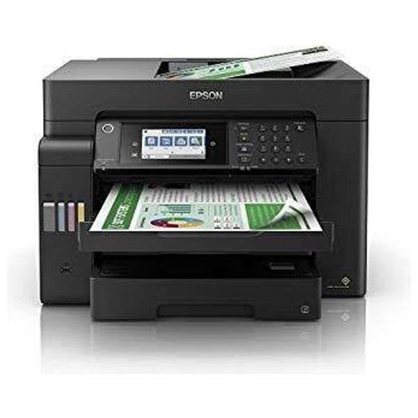  Epson L15150 -  All-in-One Color Inkjet Printer - Automatic Document Feeder (ADF) - Automatic Duplex Printing - Wi-Fi - Black 