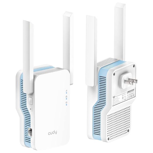  Cudy RE1200 - WiFi Range Extender - White 