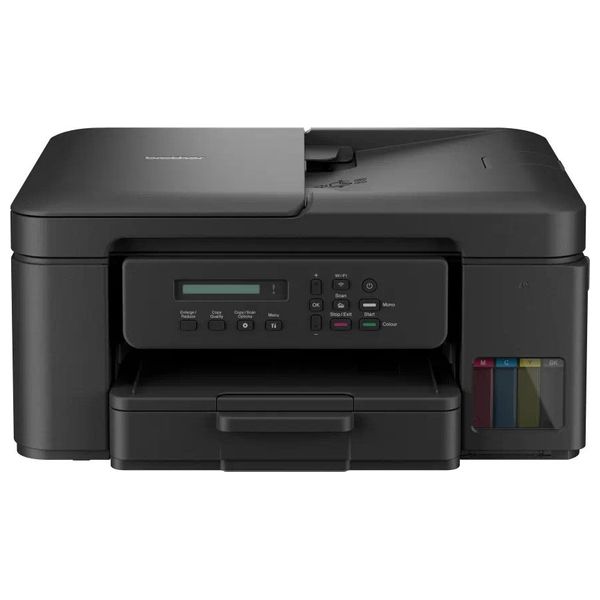 طابعة برذر نافثة للحبر الكل في واحد ملونة - DCP-T730DW - واي فاي - اسود