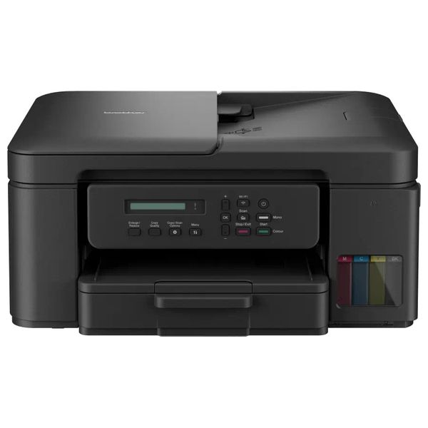 طابعة برذر نافثة للحبر الكل في واحد ملونة - DCP-T730DW - اسود