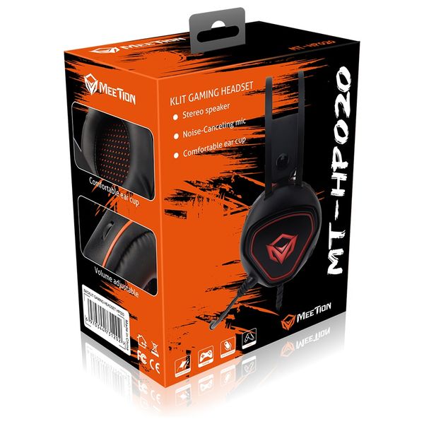  Meetion MT-HP020-A - Headphone Over Ear - Black 