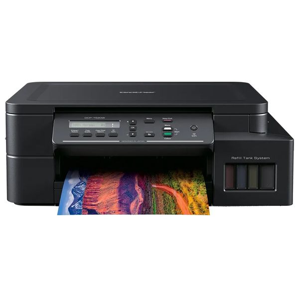  طابعة براذر نافثة للحبر الكل في واحد ملونة - DCP-T520W - واي فاي - اسود 