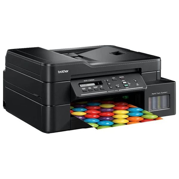  طابعة برذر نافثة للحبر الكل في واحد ملونة - T820DW - طباعة على الوجهين تلقائية - واي فاي - اسود 