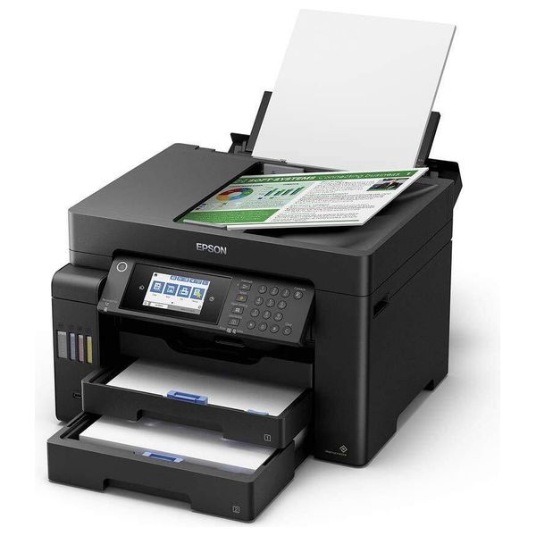  Epson L15150 -  All-in-One Color Inkjet Printer - Automatic Document Feeder (ADF) - Automatic Duplex Printing - Wi-Fi - Black 