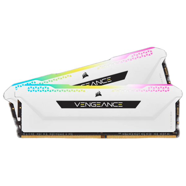  مجموعة ذاكرة كومبيوتر - RGB PRO SL 16GB (2x8GB) DDR4 DRAM 3600MHz C18  -  ابيض 