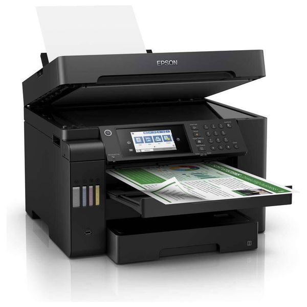 Epson L15150 -  All-in-One Color Inkjet Printer - Automatic Document Feeder (ADF) - Automatic Duplex Printing - Wi-Fi - Black 