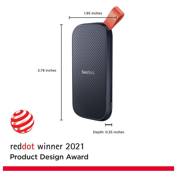  SSD هارد خارجي سان ديسك SDSSDE30-1T00-G26 - كحلي- 1تيرابايت 