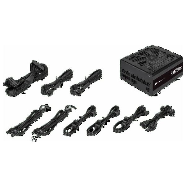  CORSAIR POWER SUPPLY  RM750x - 750 Watt 80 PLUS Gold Fully Modular ATX PSU (UK) 
