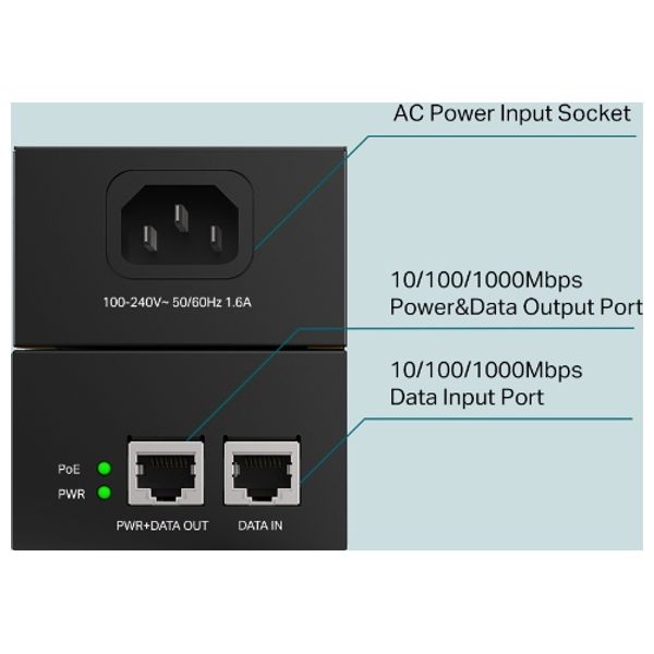  مزود طاقة LAN تي بي لنك - POE170S 
