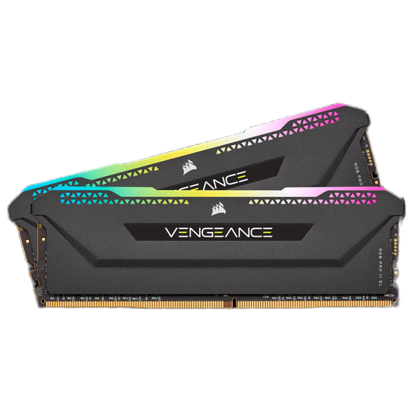  طقم ذاكرة كومبيوتر كورسير - VENGEANCE RGB PRO SL 32GB (2x16GB)  Memory Kit - اسود 