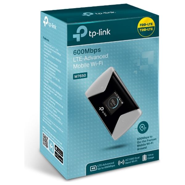  راوتر محمول تيبي لينك - M7650 - اسود 