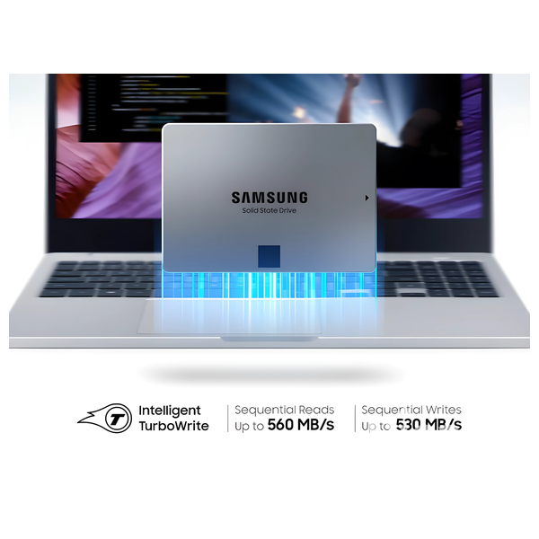  Samsung MZ-77Q8T0BW - 8TB - Internal SSD Hard Drive - Gray 