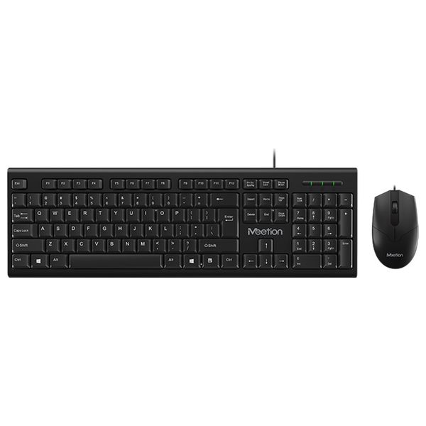  لوحة مفاتيح و ماوس ميشن سلكي - MT-C100-A-UAR - اسود 