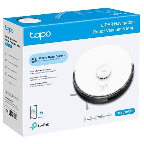  Tapo RV30 - Robot Vacuum Cleaner - White 