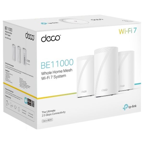  مقوي لنطاق الواي-فاي تي بي لينك - Deco BE65-BE11000 - 3 قطعة 