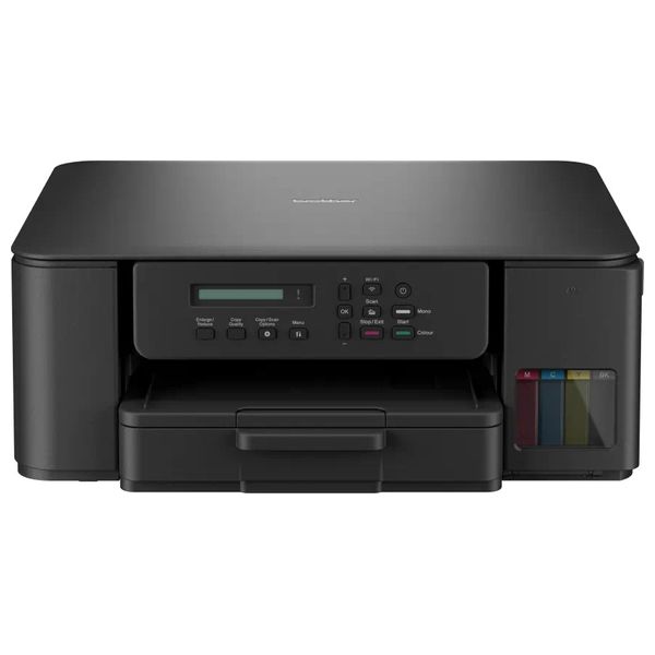طابعة برذر نافثة للحبر الكل في واحد ملونة - DCP-T530DW - اسود