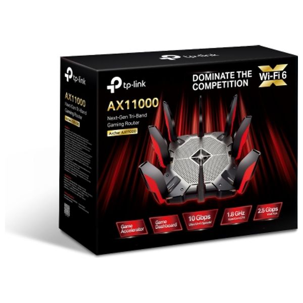  TP-LINK Archer AX11000 - Router - Black 