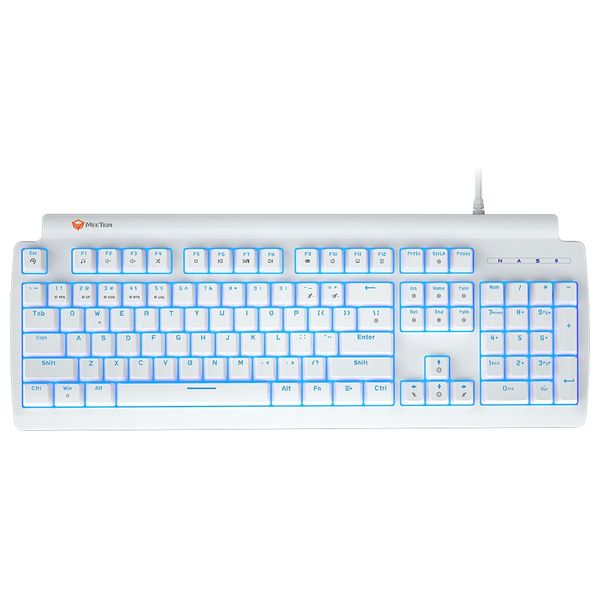  لوحة مفاتيح سلكي ميشن - MT-MK600MX-B - ابيض 