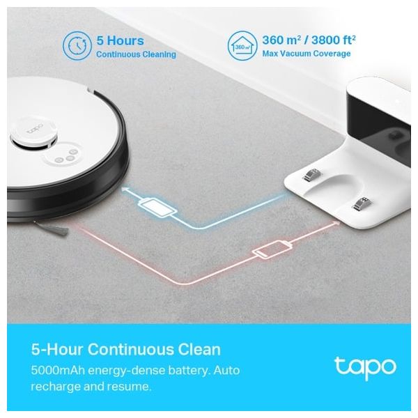  Tapo RV30 - Robot Vacuum Cleaner - White 