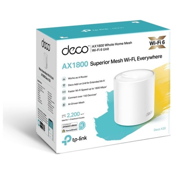  TP-Link Deco X20 - WiFi Range Extender - 1 pack 