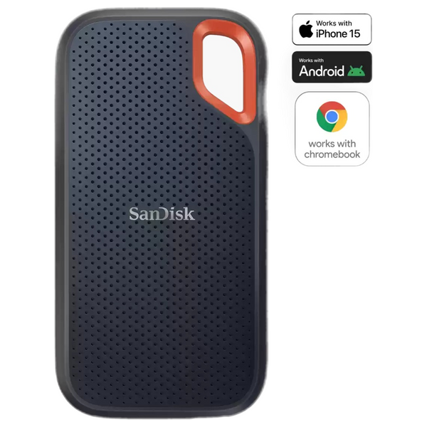 SSD هارد خارجي سان ديسك SDSSDE61-4T00-G25 - 4 تيرابايت - اسود