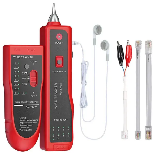  Wire Tracker RJ45 - MT-8674 - Red 