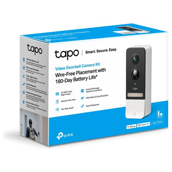  TP-LINK Tapo D230S1 - Smart  Video Doorbell 