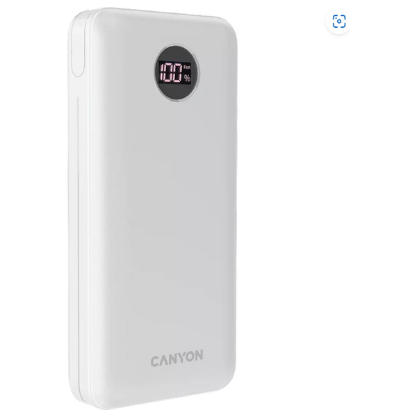  شاحن محمول كانيون - 20000mah - ابيض 