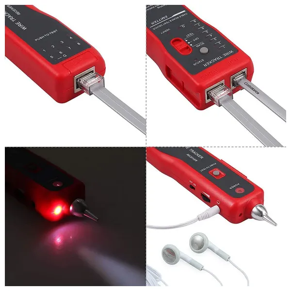  Wire Tracker RJ45 - MT-8674 - Red 