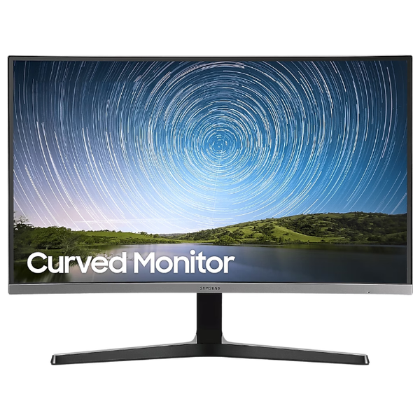  شاشة حاسبة مقوسة سامسونج 32-انج فئة R500F - سرعة الاستجابة 4 ملي ثانية - 75 هيرتز - FHD 