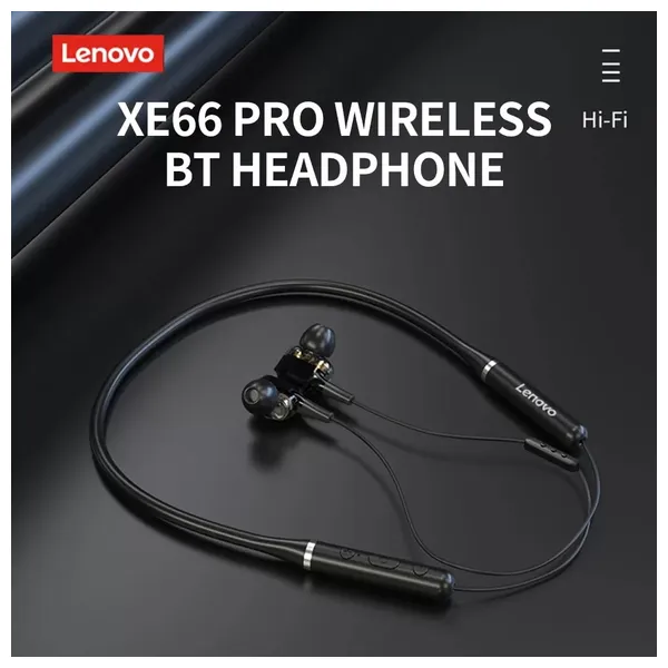  سماعة بلوتوث داخل الاذن لينوفو - XE66 PRO - اسود 
