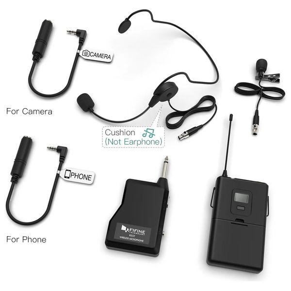 Fifine K037 - Wireless Lavalier Microphone