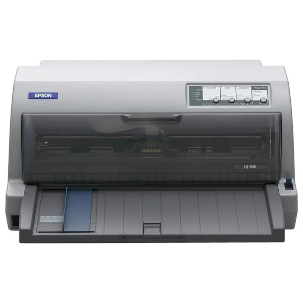  طابعة نقطية ايبسون - LQ-690 - سلفر 