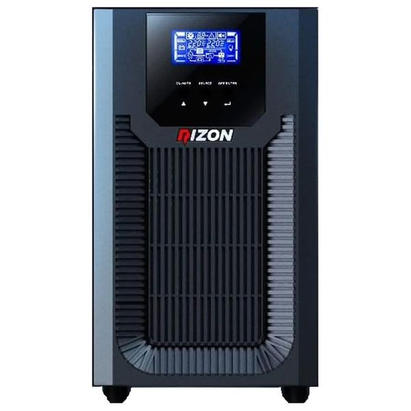 جهاز ريزون يو بي إس (UPS) 1 كيلو فولت أمبير - 900 واط - يحمي الأجهزة الحساسة من انقطاع التيار الكهربائي وتقلبات الجهد - أسود