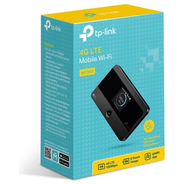  TP-Link M7350 - Mobile Wi-Fi - Black 