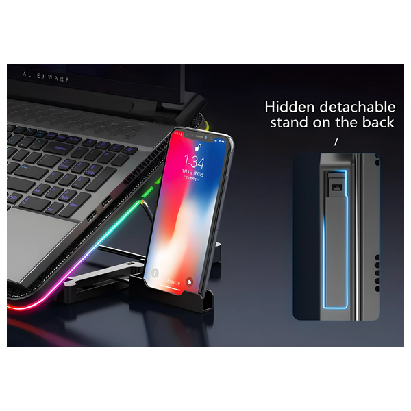  هافيت مروحة لابتوب - F2051 - اسود 