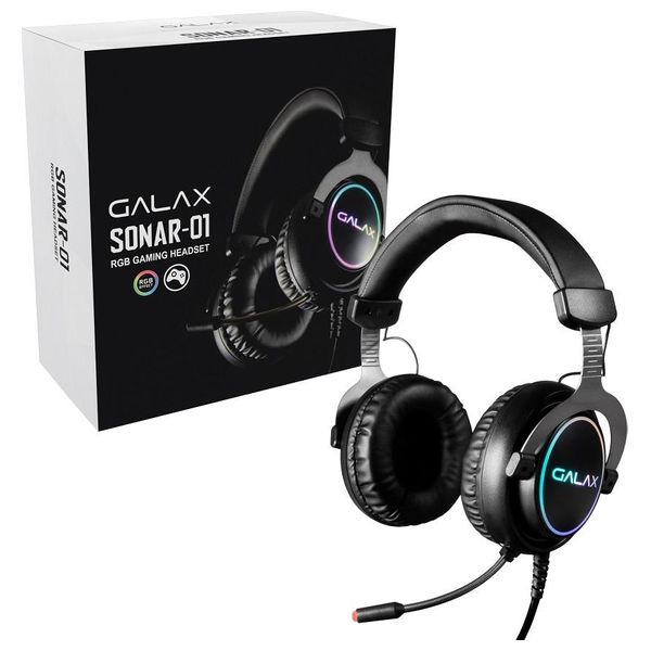  GALAX SONAR-01 - Headphone Over Ear - Black 