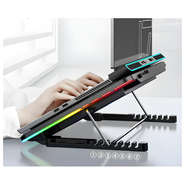  هافيت مروحة لابتوب - F2051 - اسود 