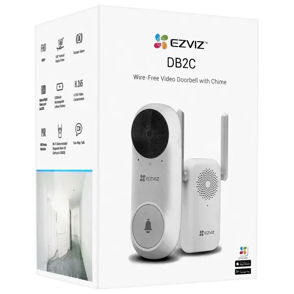  كاميرا ايزفيز لمراقبة الباب - CS-DB2C-A0 