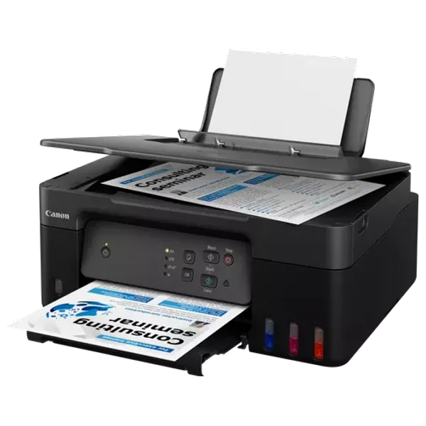  طابعة كانون نافثة للحبر الكل في واحد ملونة - PIXMA G2430 -  اسود 